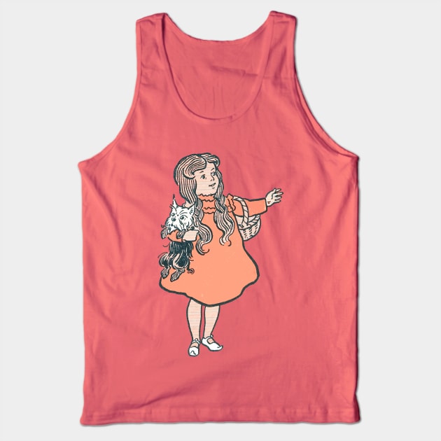 Dorothy holding Toto Tank Top by Quick Nick Pics